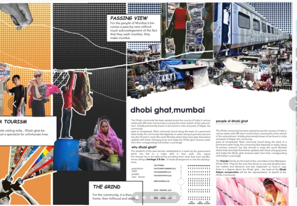 Dhobi ghat, Mumbai — passing view, tourism and community context panel
