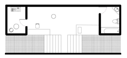 Floor plan of the pavilion shelter